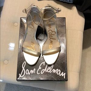 Sam Edelman gold shoes